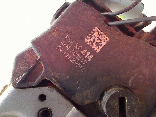 Front right lock PEUGEOT PARTNER Box Body/MPV 1.6 HDi / BlueHDi 75 | BP13125536C97 