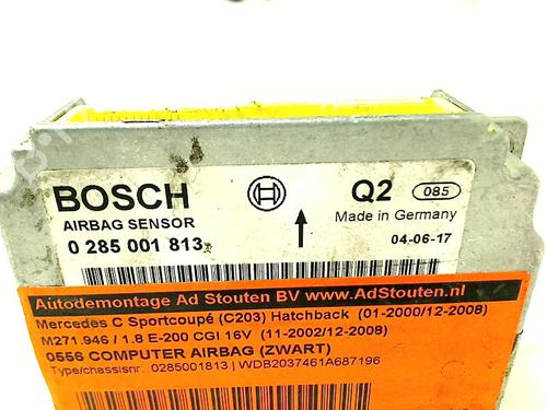 ECU airbags MERCEDES-BENZ C-CLASS Coupe (CL203) C 180 Kompressor (203.746) | BP11299697M53 