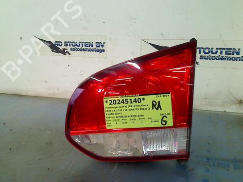 Used Right taillight VW GOLF VI (5K1) 1.2 TSI (105 hp) 20850018