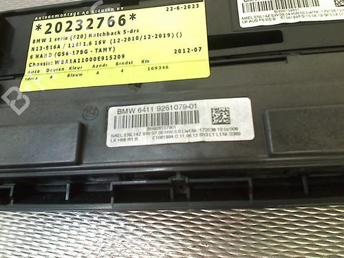Climate control BMW 1 (F20) 116 i | BP39961057I5 - Image 7