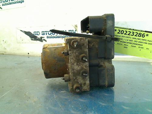 ABS pump PEUGEOT 207 (WA_, WC_) 1.6 16V VTi | BP11916839M43 