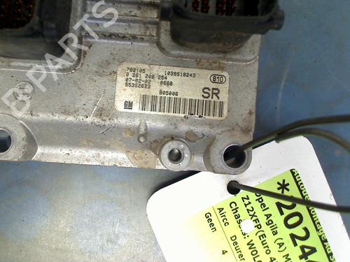 Engine control unit (ECU) OPEL AGILA A (H00) 1.2 16V Twinport (F68) | BP39566890M57 - Image 3