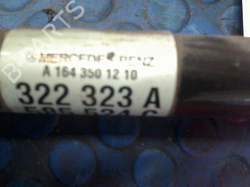 Left rear driveshaft MERCEDES-BENZ M-CLASS (W164) ML 320 CDI 4-matic (164.122) | BP11322645M40 