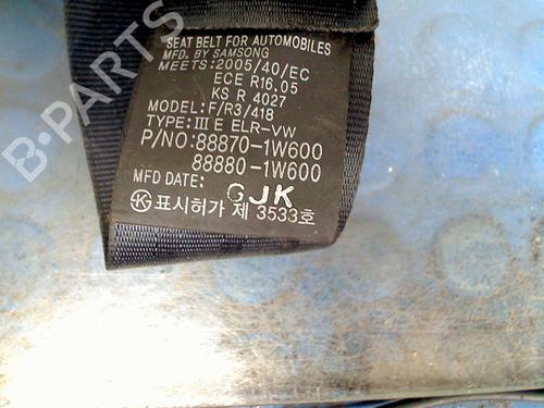 Front left seatbelt KIA RIO III (UB) 1.1 CRDi | BP21070500I26 