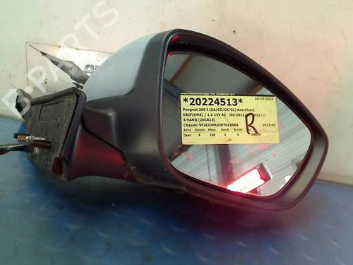 Right mirror PEUGEOT 208 I (CA_, CC_) 1.2 VTI 82 | BP13720566C27 