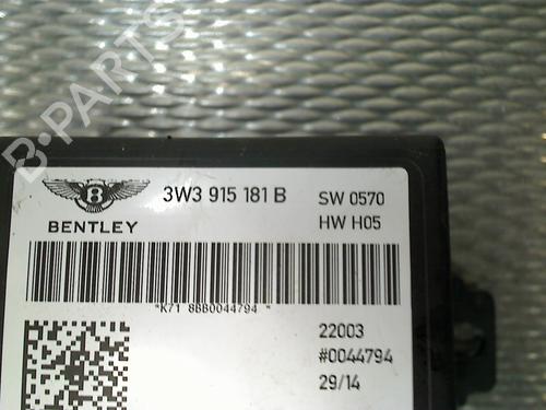 Electronic module BENTLEY CONTINENTAL Coupe (3W_, 393) 6.0 FLEX | BP31147140M83 