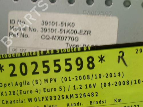 Electronic module OPEL AGILA B (H08) 1.2 (F68) | BP30261154M83 
