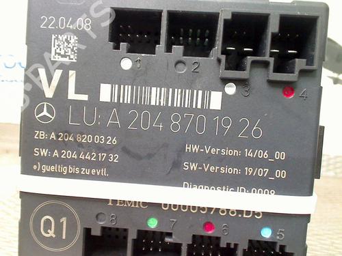 Electronic module MERCEDES-BENZ C-CLASS (W204) C 320 CDI 4-matic (204.089) | BP36116022M83 - Image 2