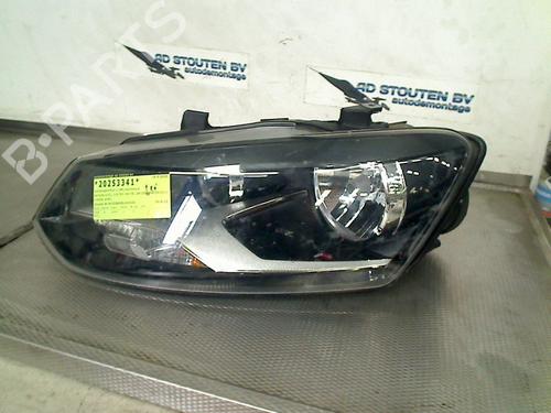 Used Left headlight VW POLO V (6R1, 6C1) 1.6 TDI (75 hp) 29401643