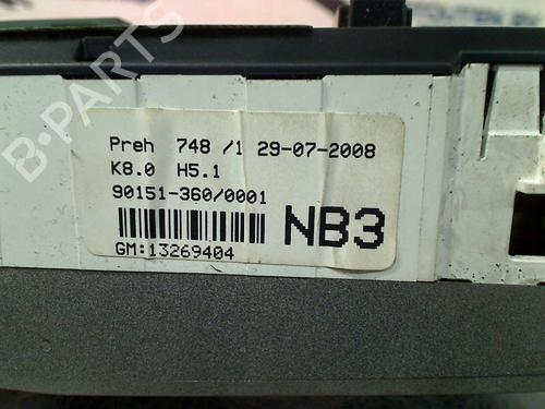Climate control OPEL ASTRA H GTC (A04) 1.6 (L08) | BP19030138I5 
