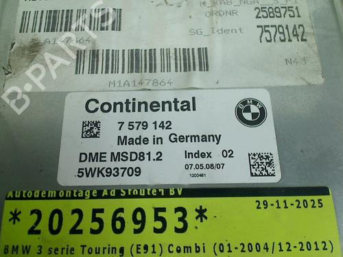 Engine control unit (ECU) BMW 3 Touring (E91) 318 i | BP38461960M57 - Image 4