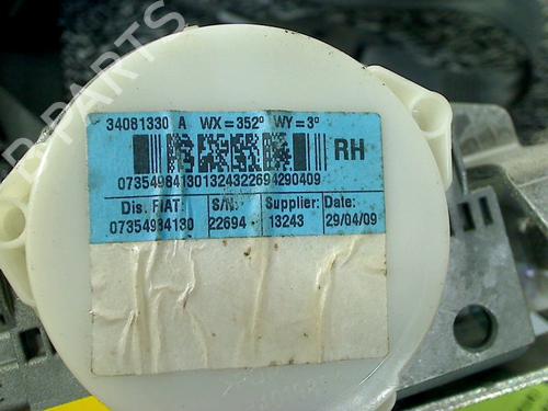 Front right seatbelt FORD KA (RU8) 1.2 | BP23185512I25 