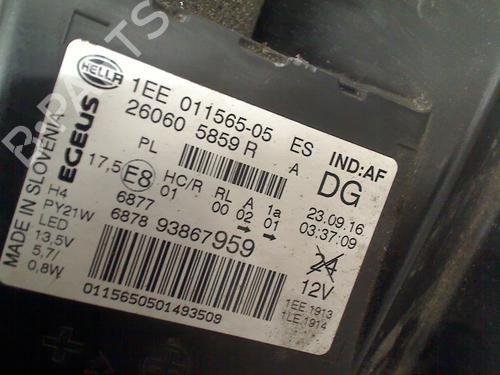 Left headlight OPEL VIVARO B Van (X82) 1.6 CDTI (05) | BP40008314C28 - Image 8