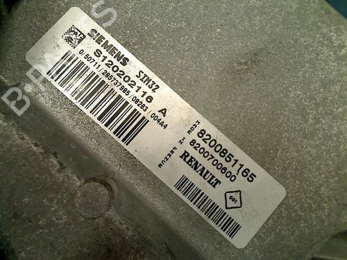 Engine control unit (ECU) RENAULT CLIO III (BR0/1, CR0/1) 1.2 16V (BR0P, CR0P) | BP13017072M57
