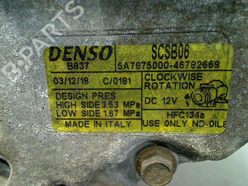 AC compressor FIAT IDEA (350_) 1.4 16V | BP16683515M34 