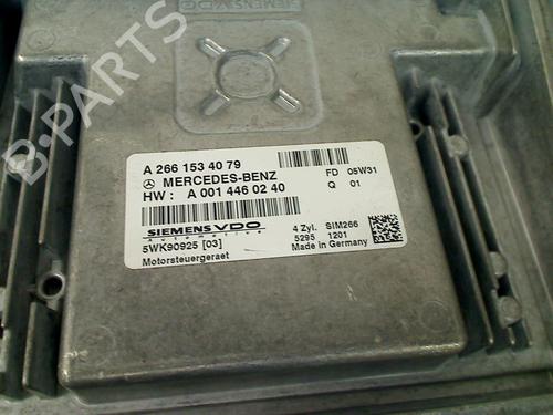 Engine control unit (ECU) MERCEDES-BENZ A-CLASS (W169) A 170 (169.032, 169.332) | BP17220543M57 