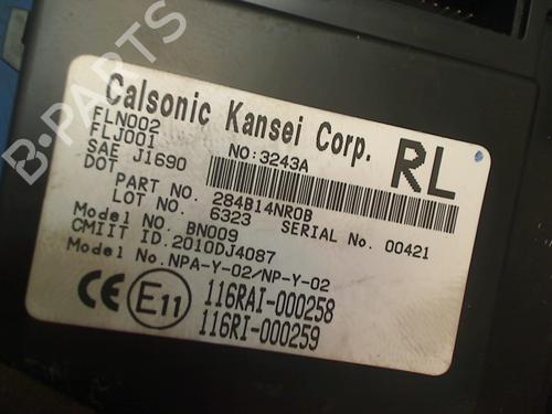 Comfort control module NISSAN LEAF (ZE0) Electric | BP11323893M56 