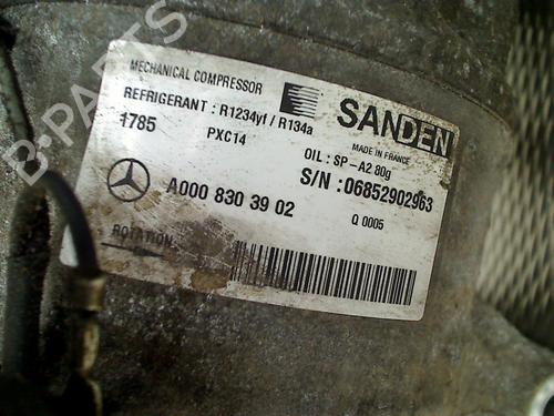 AC compressor MERCEDES-BENZ SPRINTER 3,5-t Van (B907, B910) 314 CDI RWD (907.631, 907.633, 907.635, 907.637) | BP31822838M34