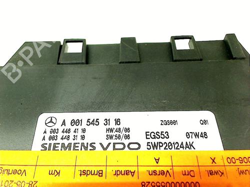 Gearkassestyreenhed MERCEDES-BENZ E-CLASS (W211) E 220 CDI | BP11299575M52 
