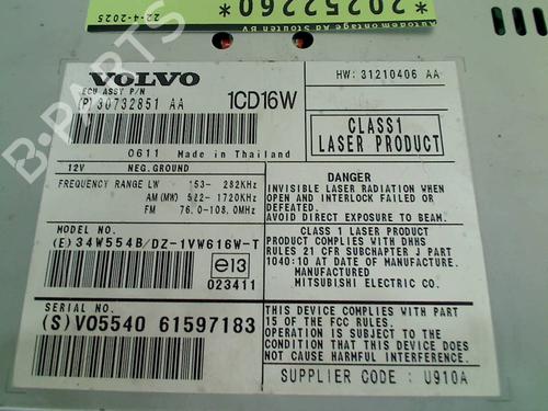 Radio VOLVO C30 (533) D5 | BP27410241E6 