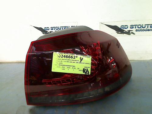 Used Right taillight VW GOLF VI (5K1) 1.4 TSI (122 hp) 23088254