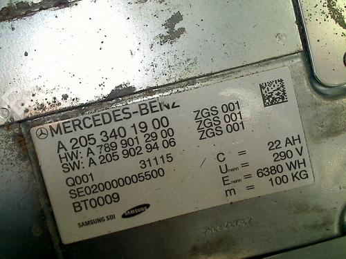 Battery MERCEDES-BENZ C-CLASS (W205) C 350 e (205.047) | BP29478622E11 