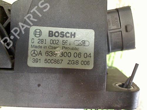 Pedal MERCEDES-BENZ VITO / MIXTO Van (W639) 109 CDI (639.601, 639.603, 639.605) | BP13126065I4 