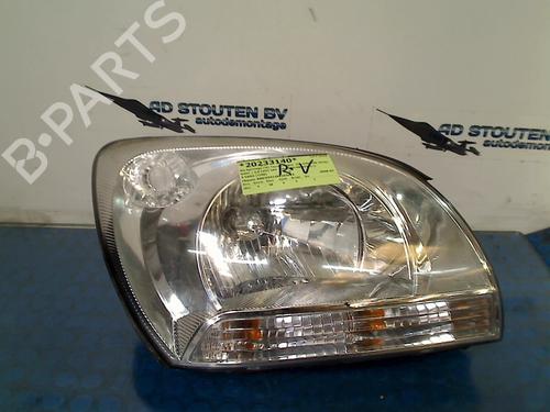 Used Right headlight KIA SPORTAGE II (JE_, KM_) 2.0 i 16V (141 hp) 14997797