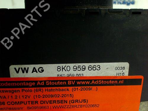 Electronic module VW POLO V (6R1, 6C1) 1.2 TDI | BP11298705M83 