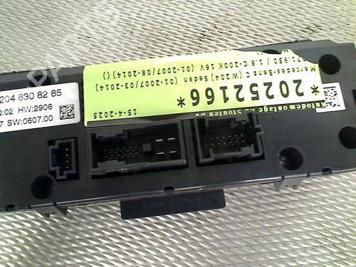 Climate control MERCEDES-BENZ C-CLASS (W204) C 200 Kompressor (204.041) | BP27237169I5 