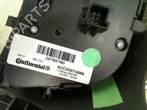 Climate control OPEL ZAFIRA TOURER C (P12) 1.4 (75) | BP33951501I5  - Image 5