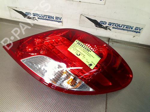 Used Right taillight PEUGEOT 207 (WA_, WC_) 1.4 (73 hp) 28351928