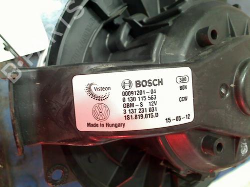 Heater blower motor SEAT Mii (KF1, KE1) 1.0 | BP13409657M62 