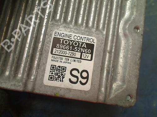 Engine control unit (ECU) TOYOTA VERSO S (_P12_) 1.33 (NSP120_) | BP12824257M57 