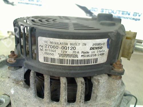 Alternator PEUGEOT 107 (PM_, PN_) 1.0 | BP30112688M7 