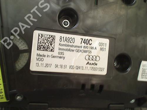 Instrument cluster AUDI Q2 (GAB, GAG) 1.4 TFSI | BP38680851C47 - Image 6