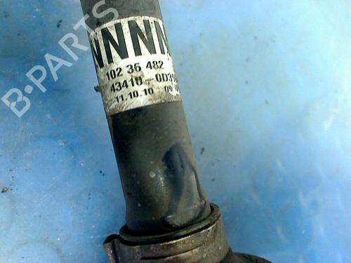 Right front driveshaft TOYOTA YARIS (_P9_) 1.33 VVT-i (NSP90_, NSP90R) | BP19442569M39 