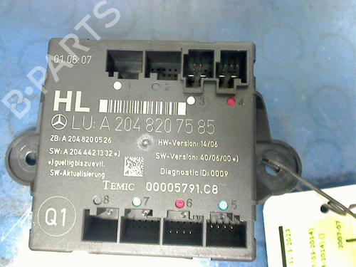 Electronic module MERCEDES-BENZ C-CLASS (W204) C 200 Kompressor (204.041) | BP16519848M83 