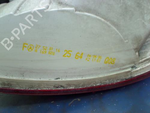 Left taillight MERCEDES-BENZ B-CLASS Sports Tourer (W245) B 200 CDI (245.208) | BP17526070C34 