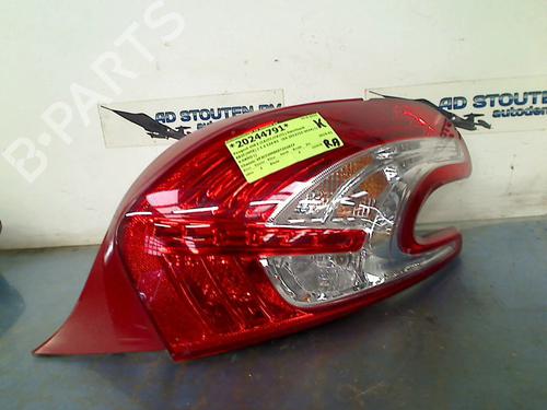 Used Right taillight PEUGEOT 208 I (CA_, CC_) 1.2 VTI 82 (82 hp) 21192973