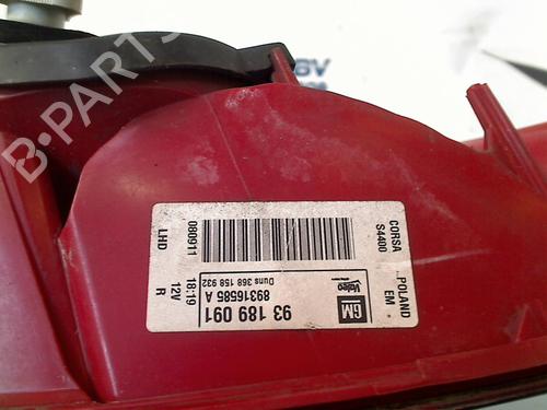 Right taillight OPEL CORSA D (S07) 1.3 CDTI (L08, L68) | BP13299105C35 
