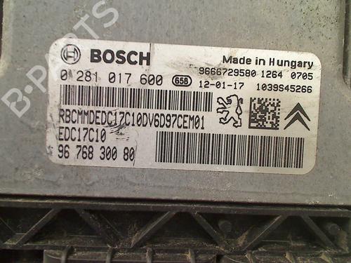 Engine control unit (ECU) CITROËN C3 II (SC_) 1.6 HDi | BP19077846M57 