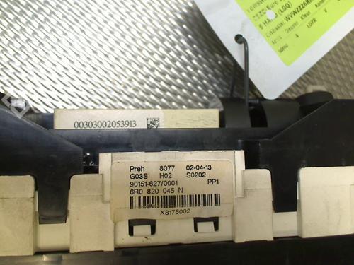 Climate control VW POLO V (6R1, 6C1) 1.2 TSI | BP24202934I5 