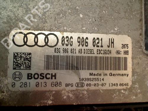 Engine control unit (ECU) AUDI A3 Sportback (8PA) 2.0 TDI | BP11262875M57 