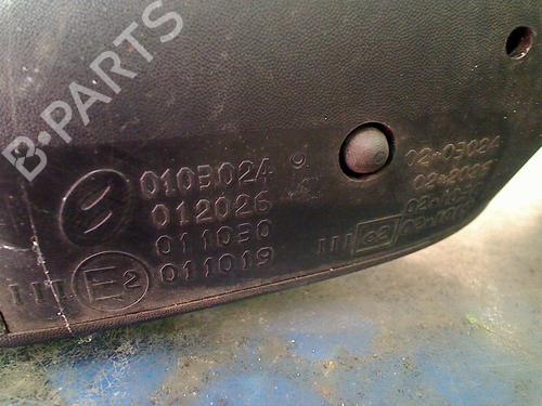 Right mirror PEUGEOT 1007 (KM_) 1.4 | BP17209823C27 