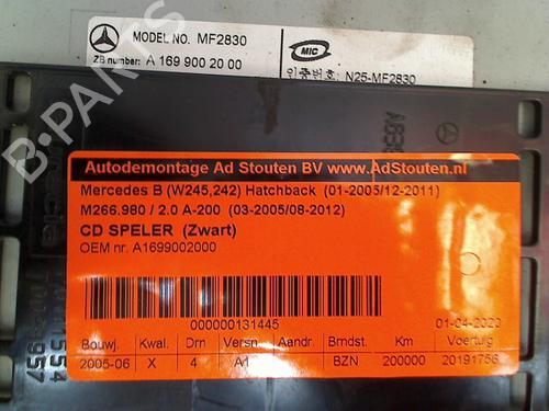 Electronic module MERCEDES-BENZ B-CLASS Sports Tourer (W245) B 200 TURBO (245.234) | BP11312467M83 