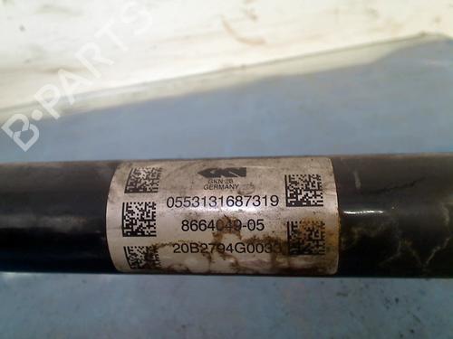Left rear driveshaft BMW 5 (G30, F90) 530 i Mild-Hybrid | BP13387758M40 
