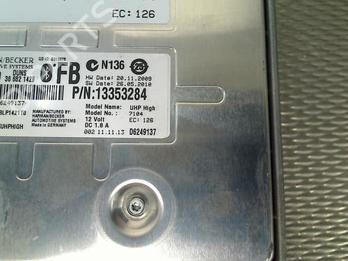 Control unit OPEL ASTRA J (P10) 1.4 Turbo (68) | BP34561603M11 - Image 5