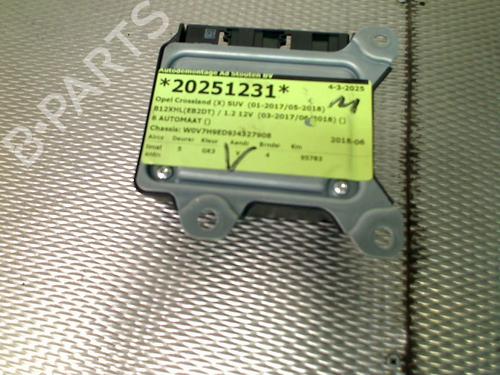 ECU airbags OPEL CROSSLAND X / CROSSLAND (P17, P2QO) 1.2 (75) | BP25729153M53 