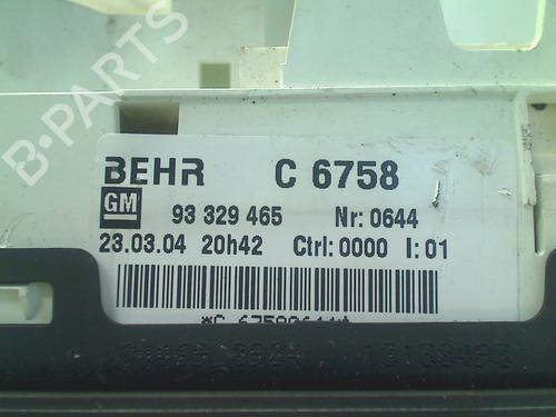 Commande Chauffage OPEL MERIVA A MPV (X03) 1.6 (E75) | BP11261011I5 